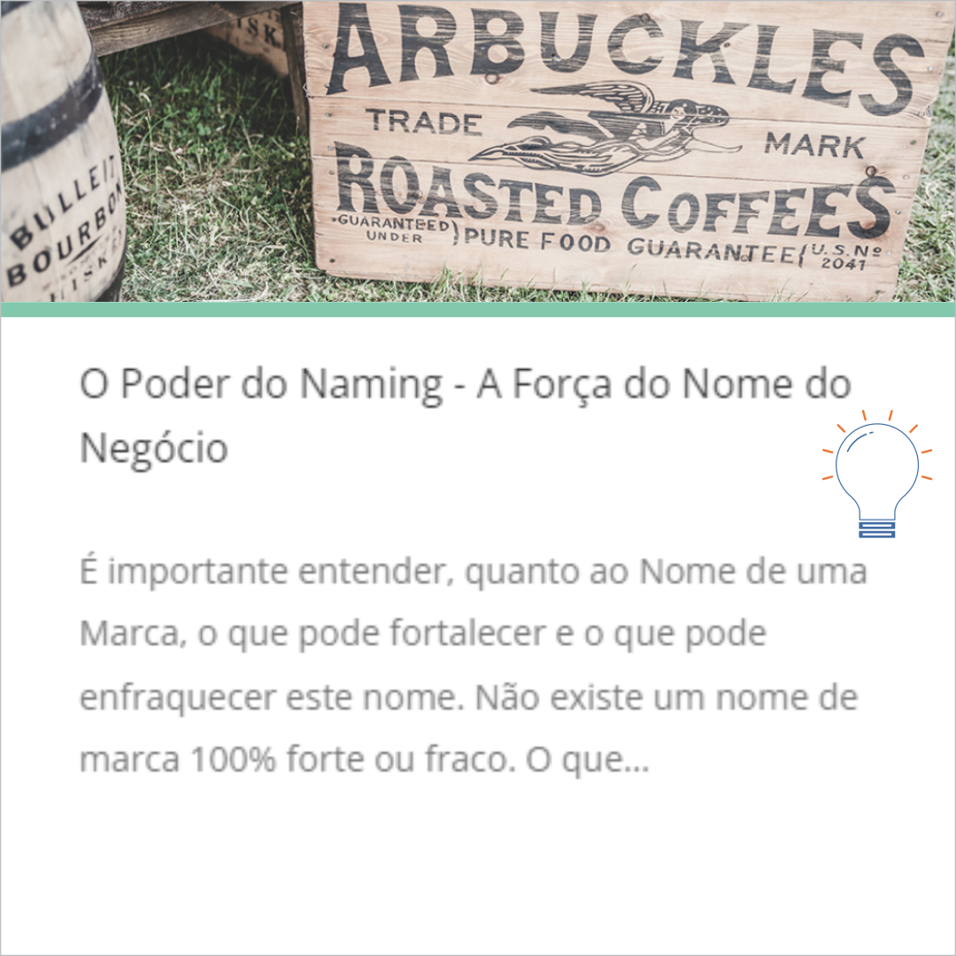 O Poder do Naming - A Força do Nome do Negócio